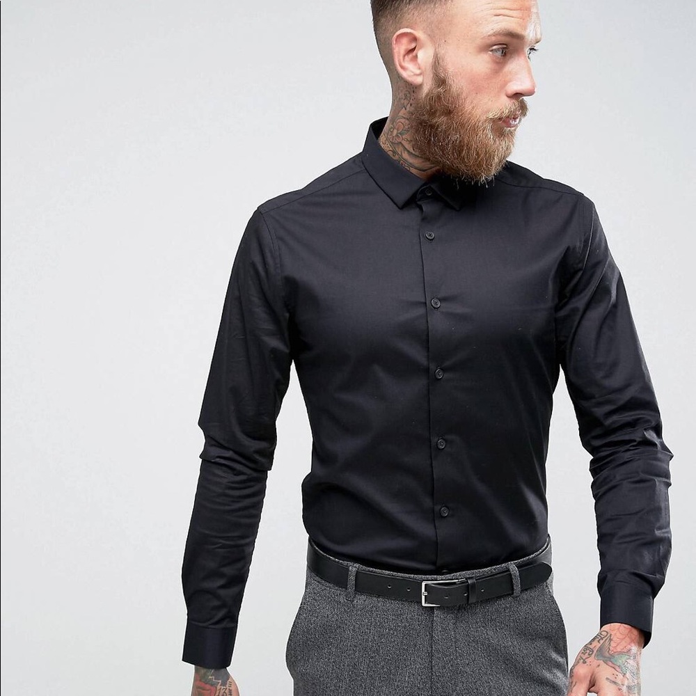 Black Button Down - image 2